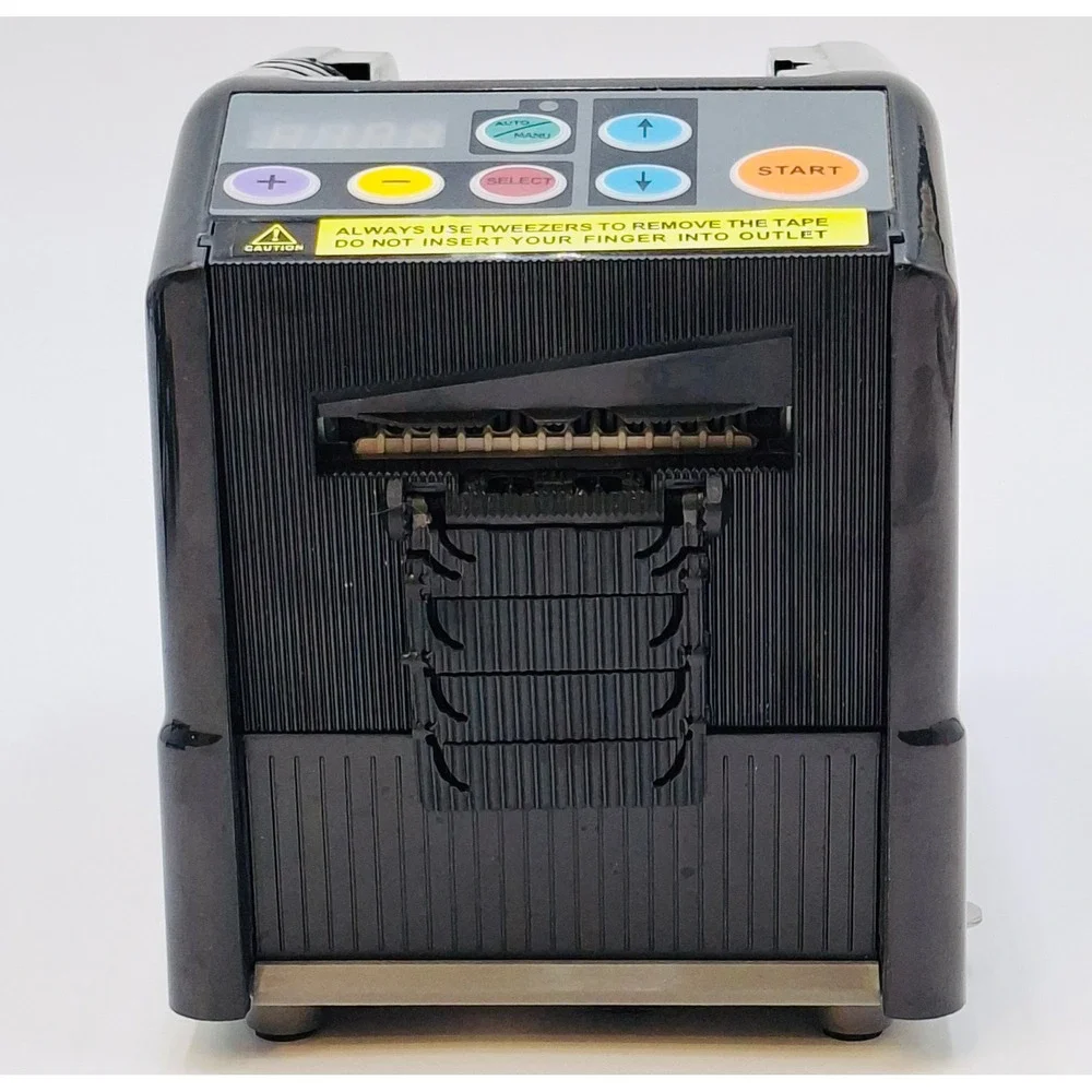 Automatic Electric Tape Dispenser Cutter Packaging Machine w/ Cord & Tweezers
